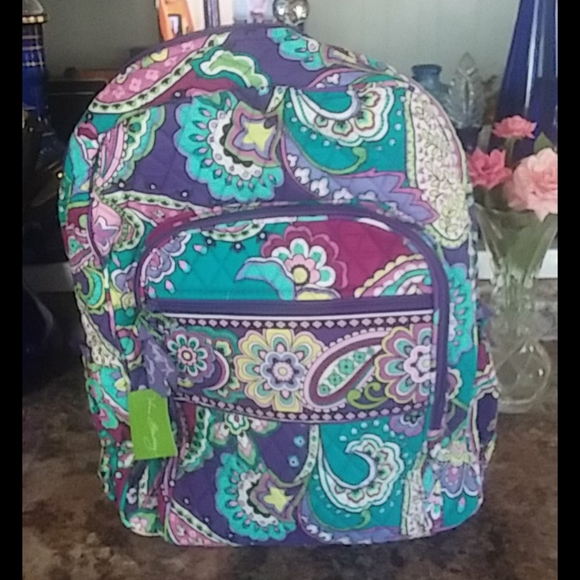 NWT Vera Bradley Campus Backpack Heather